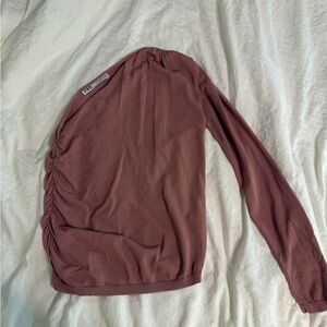 Zara light purple pinkish one sleeve Blouse